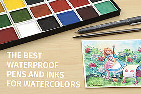 The Best Waterproof Pens and Inks for Watercolors