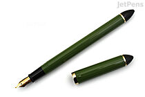 Sailor Compass Fude De Mannen Fountain Pen - Bamboo Green - 55 Degree Fude Nib - SAILOR 11-0127-767